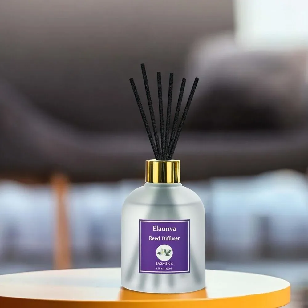 Elaunva Vanilla Reed Diffuser, Air Freshener Soft Scent!